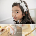 Yarn Lace Flower Headband Luxury Hair Accessories Hairband Korean Handmade Princess Birthday Gift Party Sweet for Women Girls